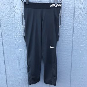 Nike Pro Dri-fit Leggings Crop XS Black